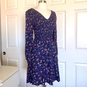 American Rag Floral Rayon V neck Dress
